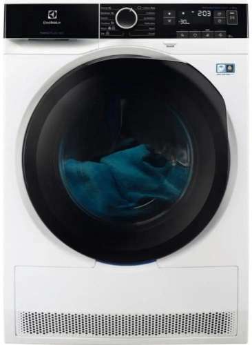 Сушильная машина Electrolux EW8H258B белый, с английской панелью управления