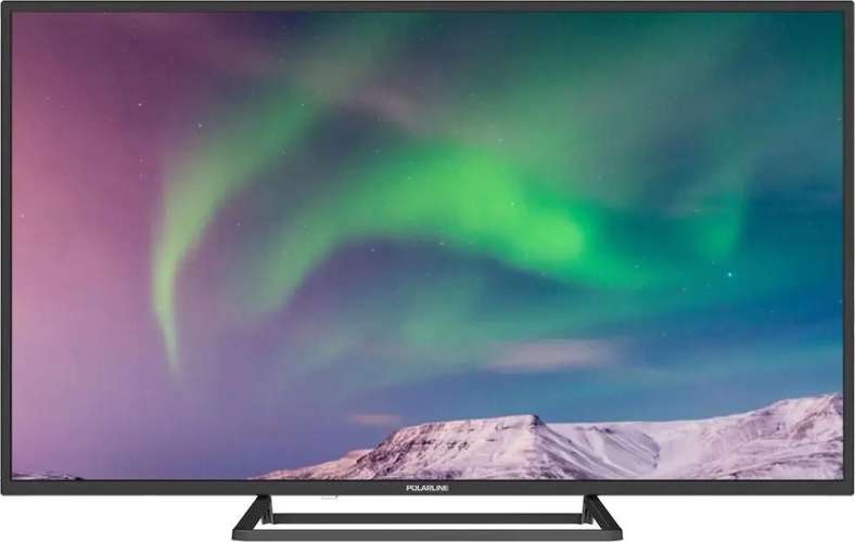 Телевизор LED PolarLine 43&quot; 43PL51TC-SM черный FULL HD 60Hz DVB-T DVB-T2 DVB-C DVB-S2 USB WiFi (RUS)