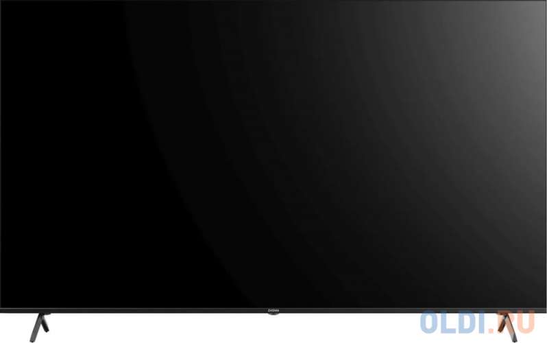 Телевизор QLED Digma 75&quot; DM-LED75UQB31 Google TV Frameless Metal черный/черный 4K Ultra HD 60Hz MEMC DVB-T DVB-T2 DVB-C DVB-S DVB-S2 USB WiFi Sma