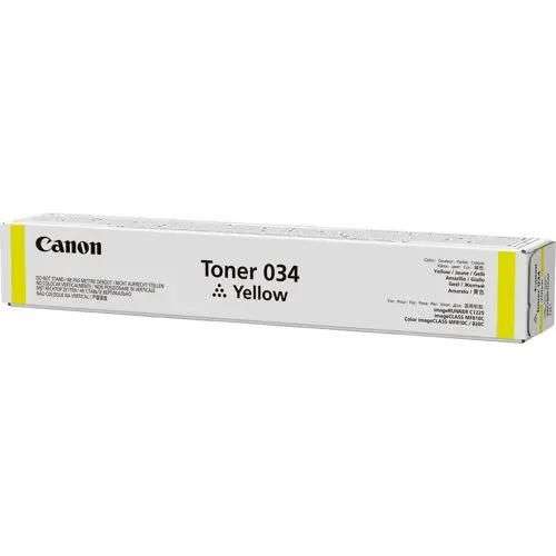 Тонер Canon 034,  для iR C1225iF,  желтый, туба