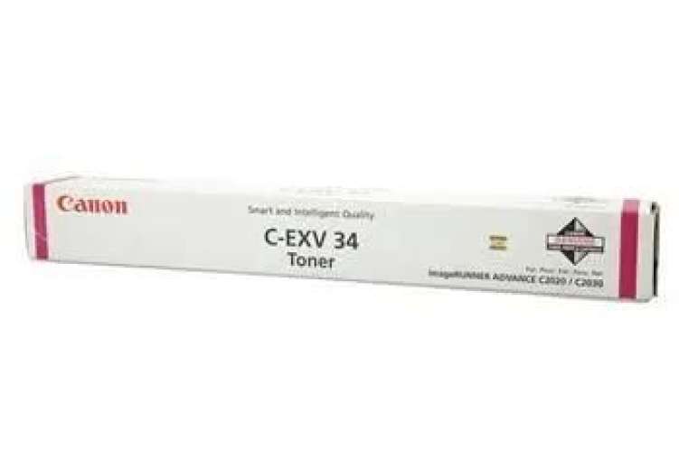 Тонер Canon C-EXV34M,  для iR C2020/C2025/C2030/C2220/C2225/C2230,  пурпурный, туба