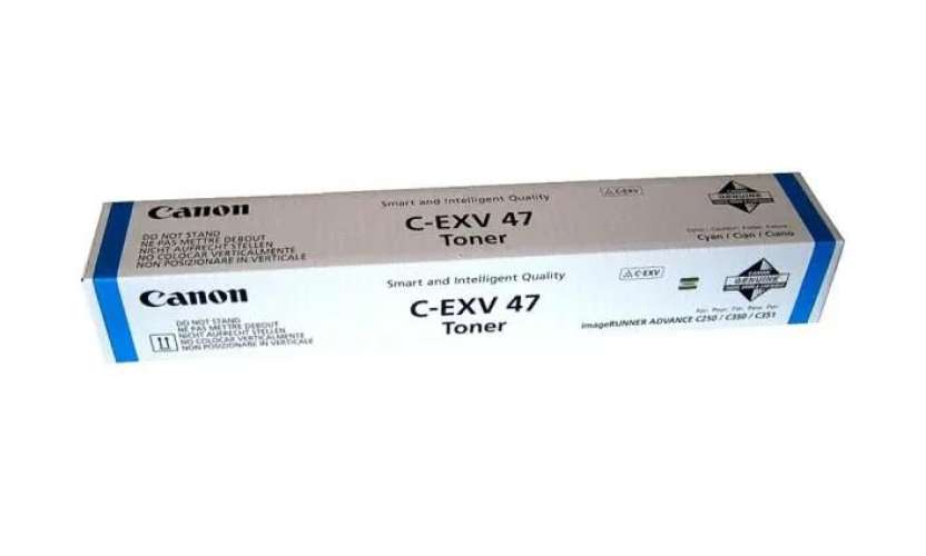 Тонер CANON C-EXV47C,  для iR-ADV С351iF/C350i/C250i,  голубой, туба