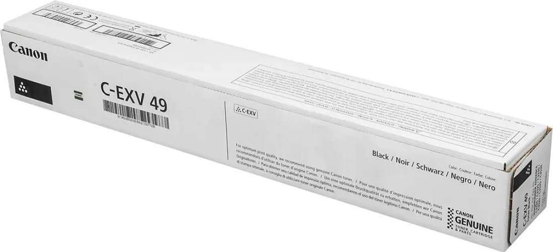Тонер Canon C-EXV49BK,  для iR-ADV C33xx,  черный, туба
