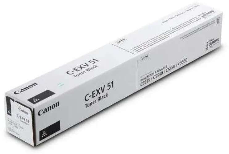 Тонер CANON C-EXV51BK,  для iR-ADV C5535/5535i/5540i/5550i/5560ii MFP,  черный, туба