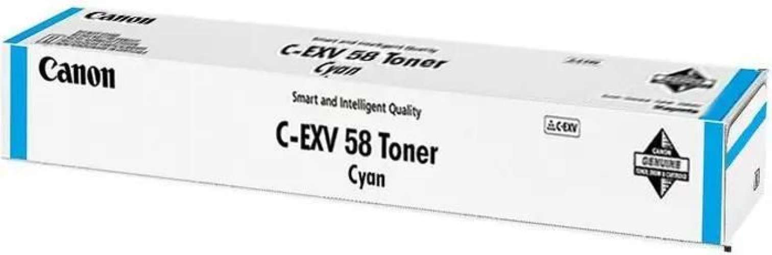 Тонер Canon C-EXV58C,  голубой, туба
