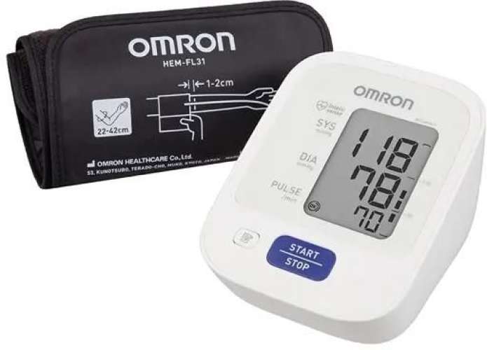 Тонометр автоматический OMRON M2 Comfort (ALRU), (с адаптером питания), 22-42см