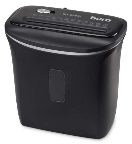 Уничтожитель бумаг Buro Home BU-S506C,  P-4,  4х36 мм, 5 лист. одновременно, 12л