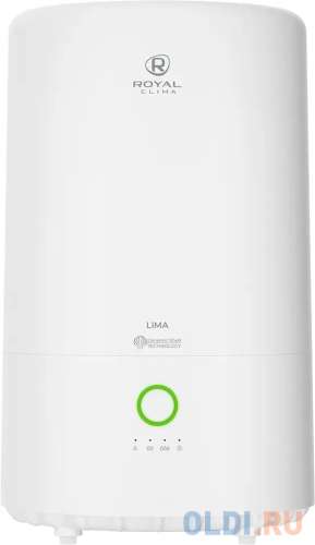Увлажнитель воздуха ультразвуковой Royal Clima RUH-LM300/4.0M-WT,  4л,  белый