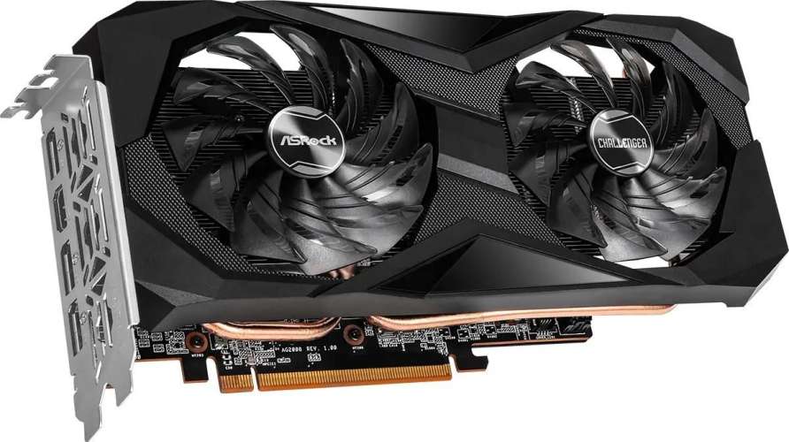 Видеокарта ASROCK AMD  Radeon RX 7600 RX7600 CL 8GO 8ГБ Challenger, GDDR6, OC,  Ret