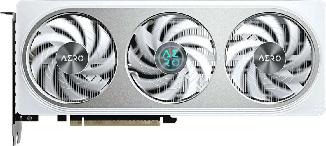 Видеокарта Gigabyte NVIDIA  GeForce RTX 5060 GV-N5060AERO OC-8GD 1.0 8ГБ Aero, GDDR7, OC,  Ret