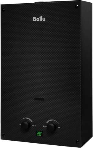 Водонагреватель проточный Ballu Fiery Glass Carbon GWH 10,  газовый
