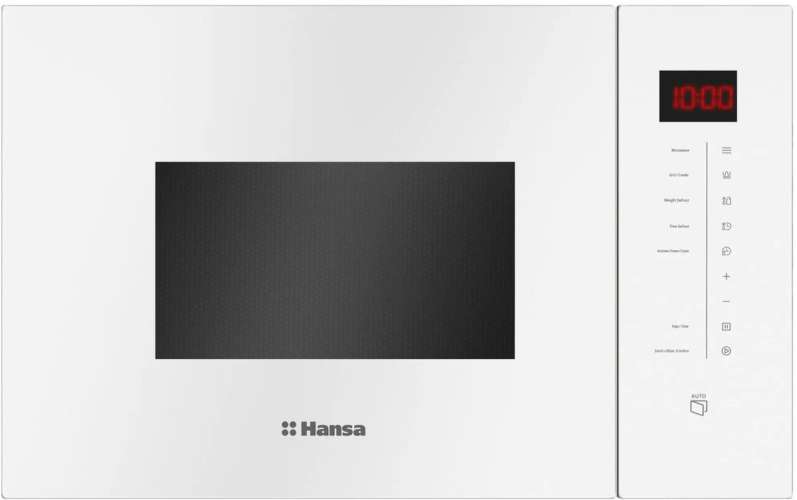 Встраиваемая микроволновая печь Hansa AMMB25E1WH, 25л, 900Вт, белый