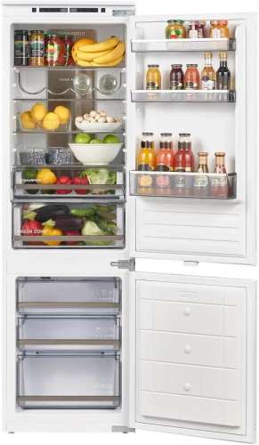 Встраиваемый холодильник MAUNFELD MBF177NFWHGR Inverter, No Frost, 245л, 178см
