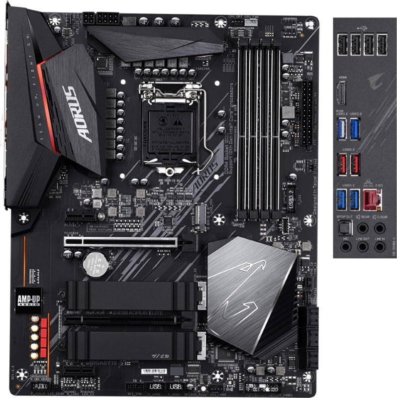 Gigabyte Z490 AORUS ELITE - купить по низким ценам с доставкой по всей ...