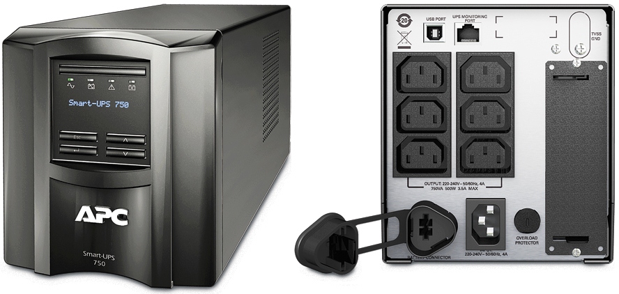 APC Smart-UPS 1000VA SMT1000I 750 ВА