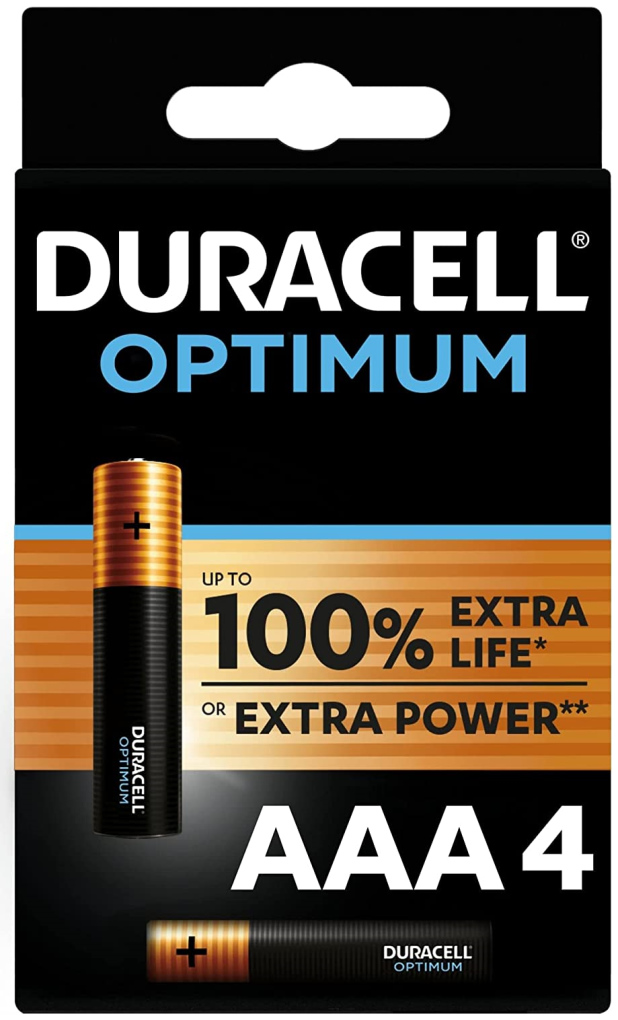 Duracell Optimum  4xAAA