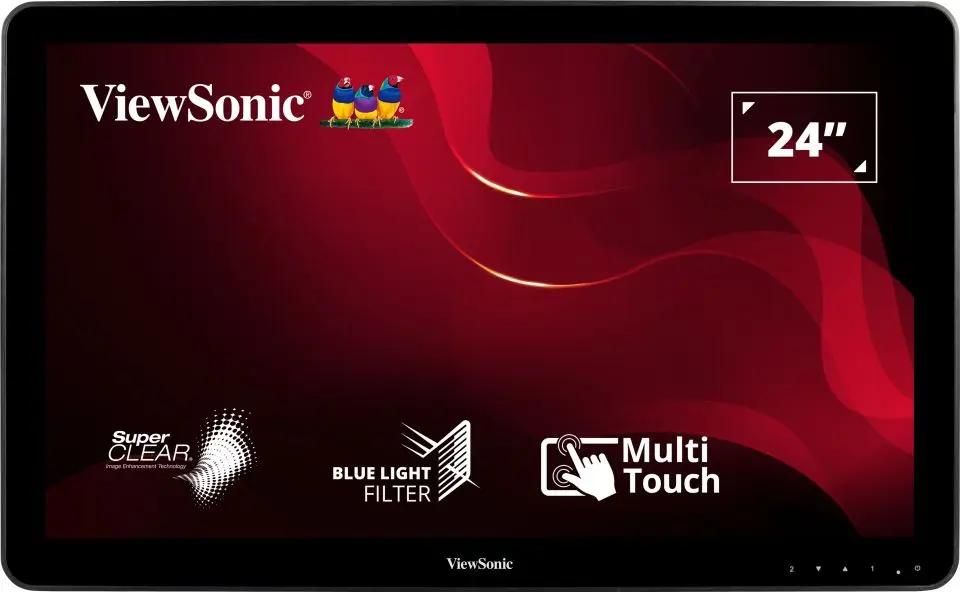 23.6" Монитор ViewSonic TD2430,  1920x1080,  VA,  75Гц,  1хHDMI,  1хDP,  черный