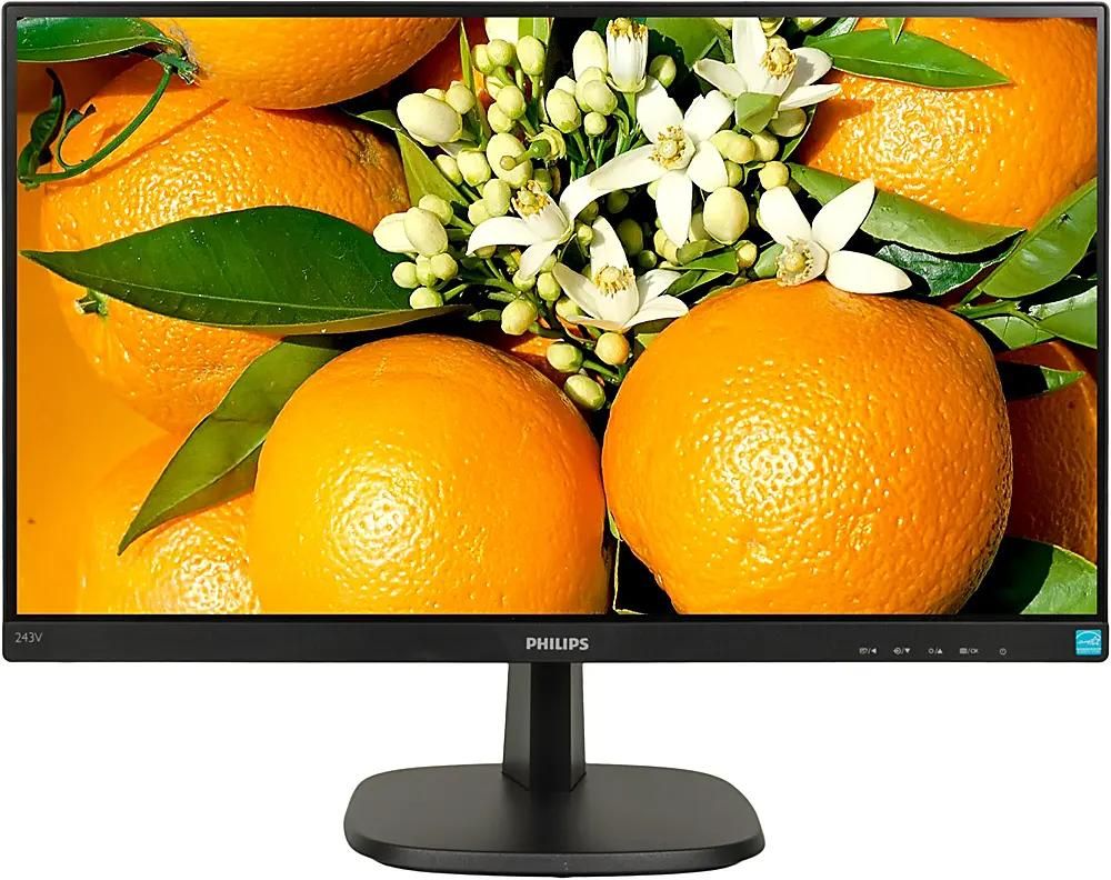 23.8" Монитор Philips 243V7QDSB (00/01),  1920x1080,  IPS,  75Гц,  1хHDMI,  черный