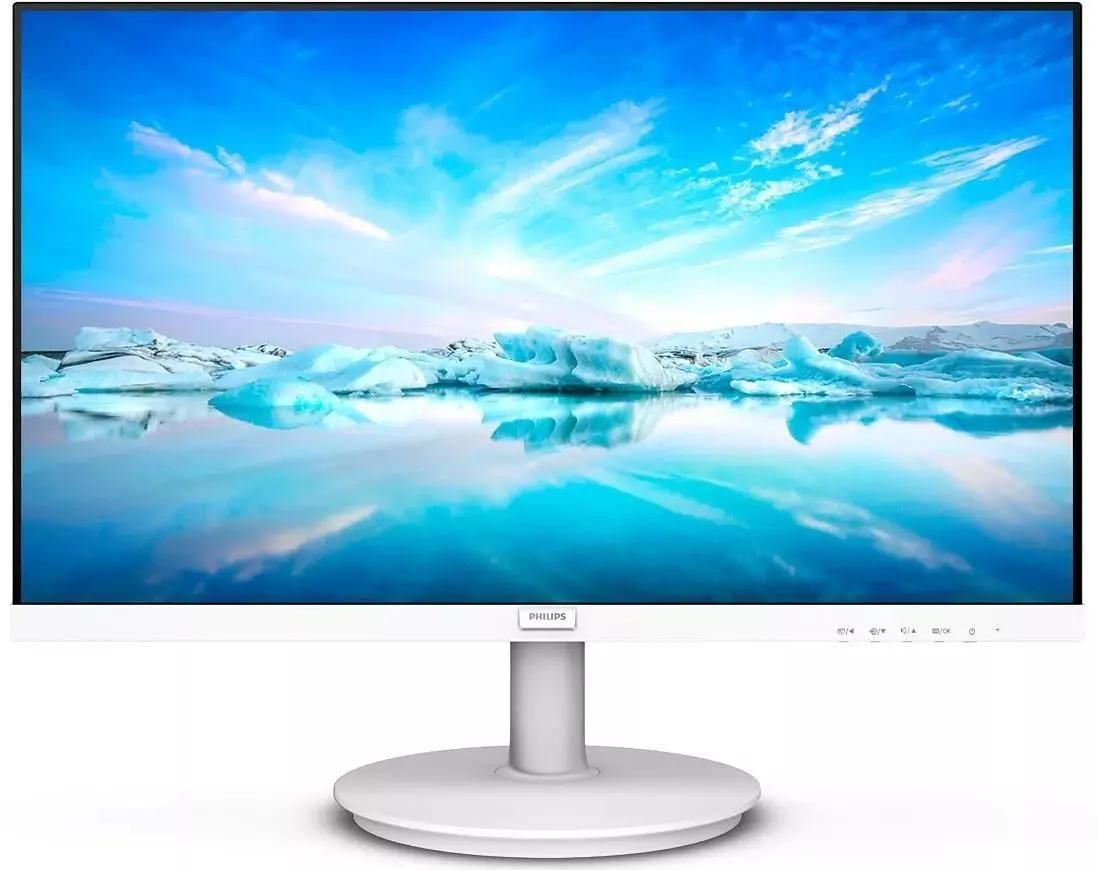 23.8" Монитор Philips V Line 241V8AW (00/01),  1920x1080,  IPS,  75Гц,  1хHDMI,  белый