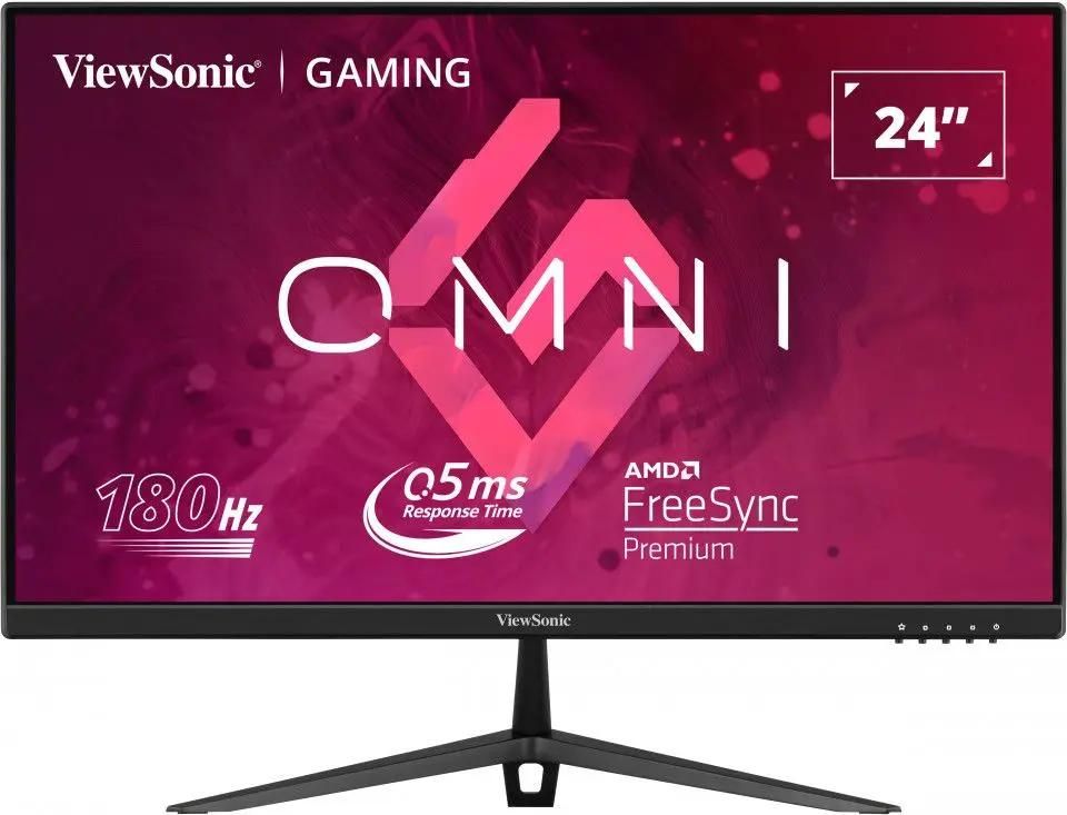 23.8" Монитор ViewSonic VX2428,  1920x1080,  IPS,  180Гц,  2хHDMI,  1хDP,  черный
