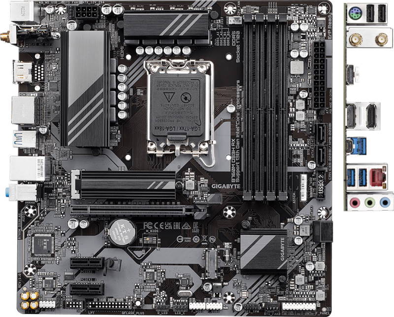 Gigabyte B760M DS3H D DDR4 + Wi-Fi