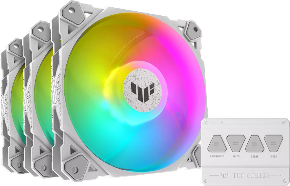 Asus TUF Gaming TF120 ARGB Black - Triple Fan Kit with ARGB Contr белый