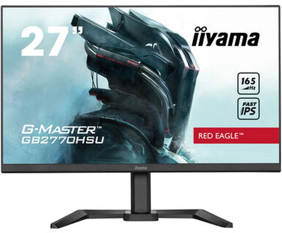 27" Монитор Iiyama G-Master GB2770HSU-B5,  1920x1080,  IPS IGZO,  165Гц,  1хHDMI,  1хDP,  черный