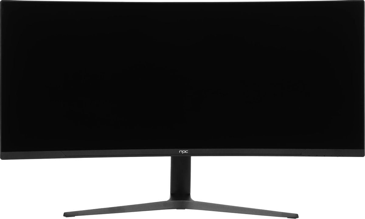 34" Монитор NPC MP3414,  3440x1440,  VA,  165Гц,  2хHDMI,  2хDP,  изогнутый, черный