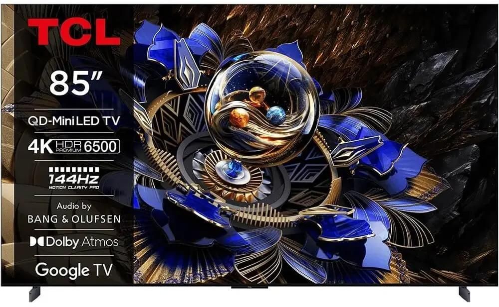 85" TCL 85X11K, 4K Ultra HD, черный, СМАРТ ТВ