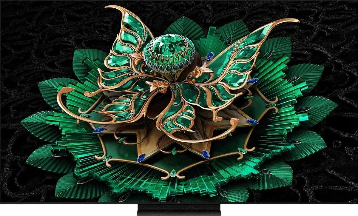 85" Телевизор TCL 85C7K, QLED, 4K Ultra HD, черный, СМАРТ ТВ, Google TV