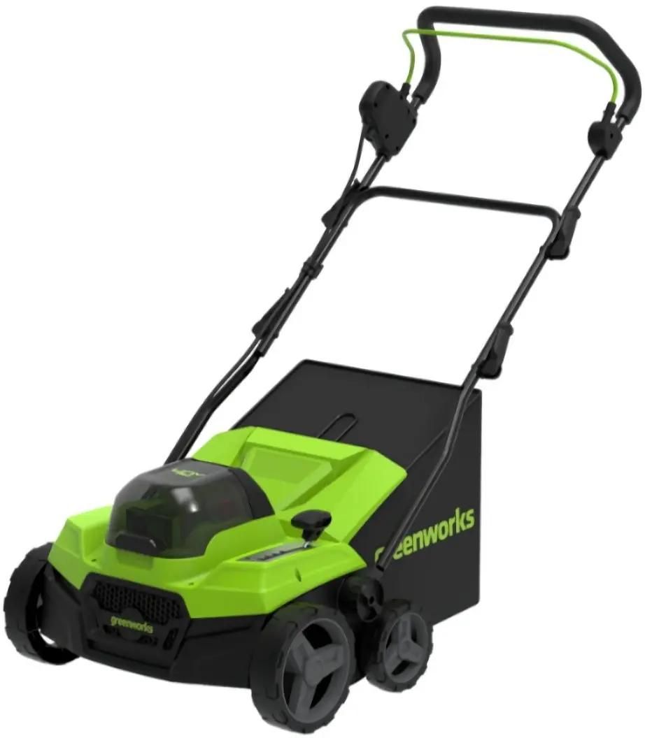Аэратор Greenworks GD40SC38II электр. аккум. 750Вт 3100об/мин (2517607)