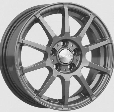 СКАД Акита 6x15/4x100 D60.1 ET50 Graphite