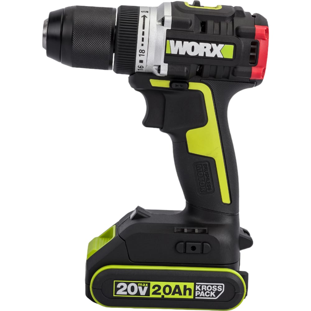 Аккумуляторная бесщеточный дрель-шуруповерт WORX Professional Professional WU182