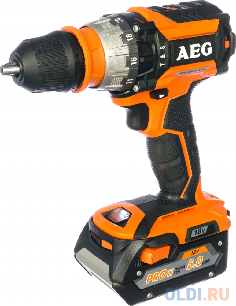 Аккумуляторная дрель AEG BSB18CBLLI-502C