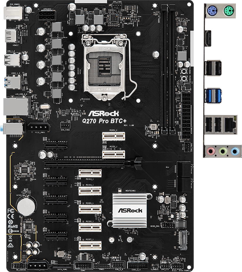 ASRock Q270 Pro BTC+