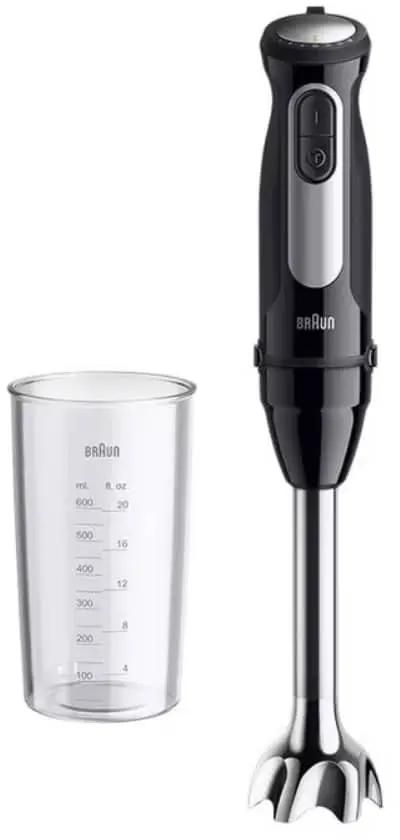 Блендер Braun MQ55001MBK,  погружной,  черный/серебристый