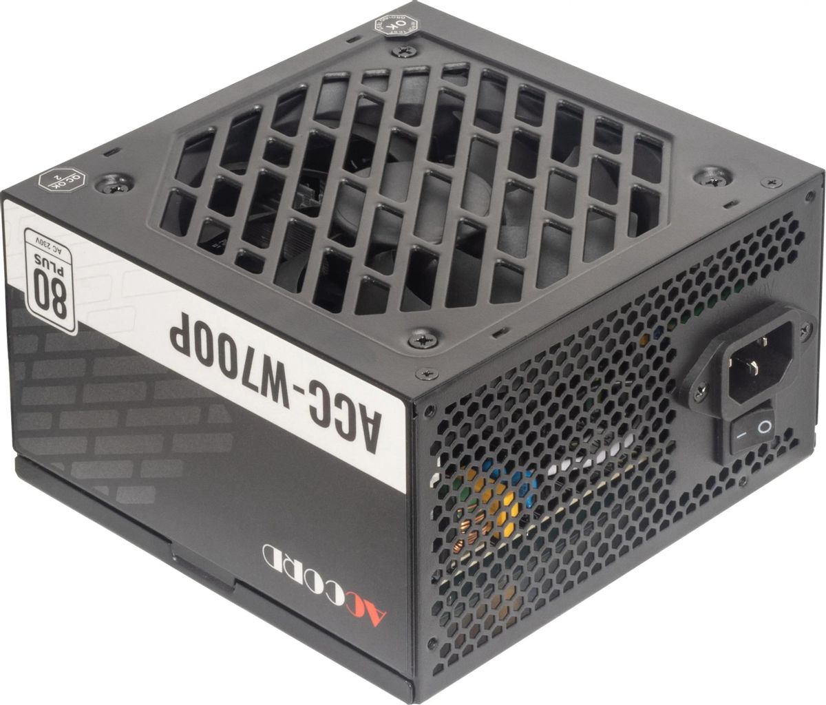 Блок питания Accord ACC-W700P,  700Вт,  120мм,  черный, retail