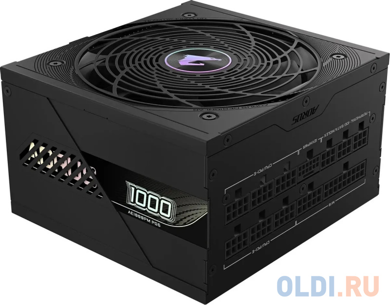 Блок питания Gigabyte GP-AE1000PM PG5 Gen.5,  1000Вт,  120мм,  черный, retail