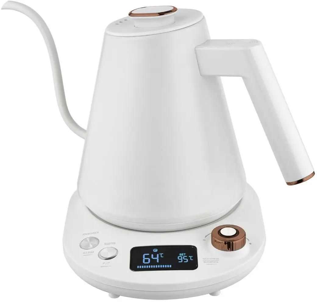 Чайник электрический CENTEK CT-1005, 1100Вт, белый