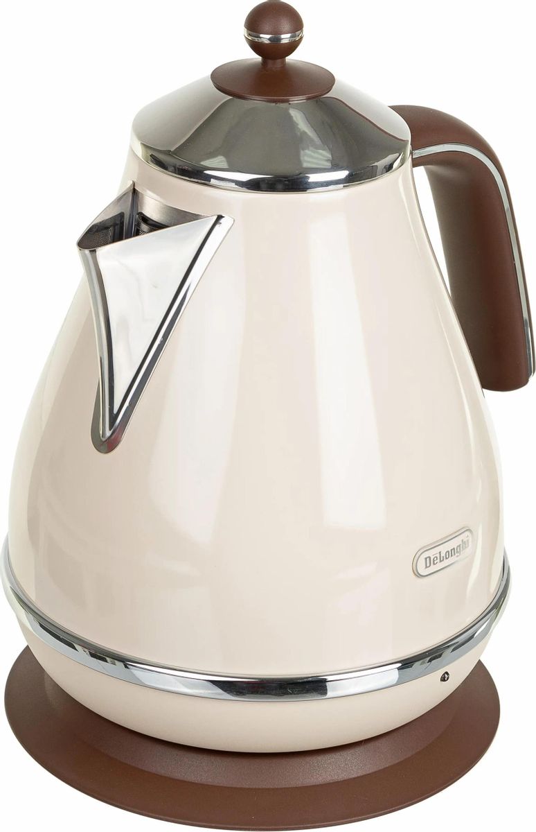 Чайник электрический DeLonghi KBOV2001.BG, 2000Вт, бежевый