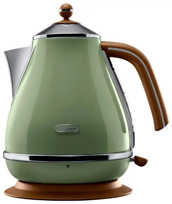Чайник электрический DELONGHI KBOV2001.GR, 2000Вт, зеленый