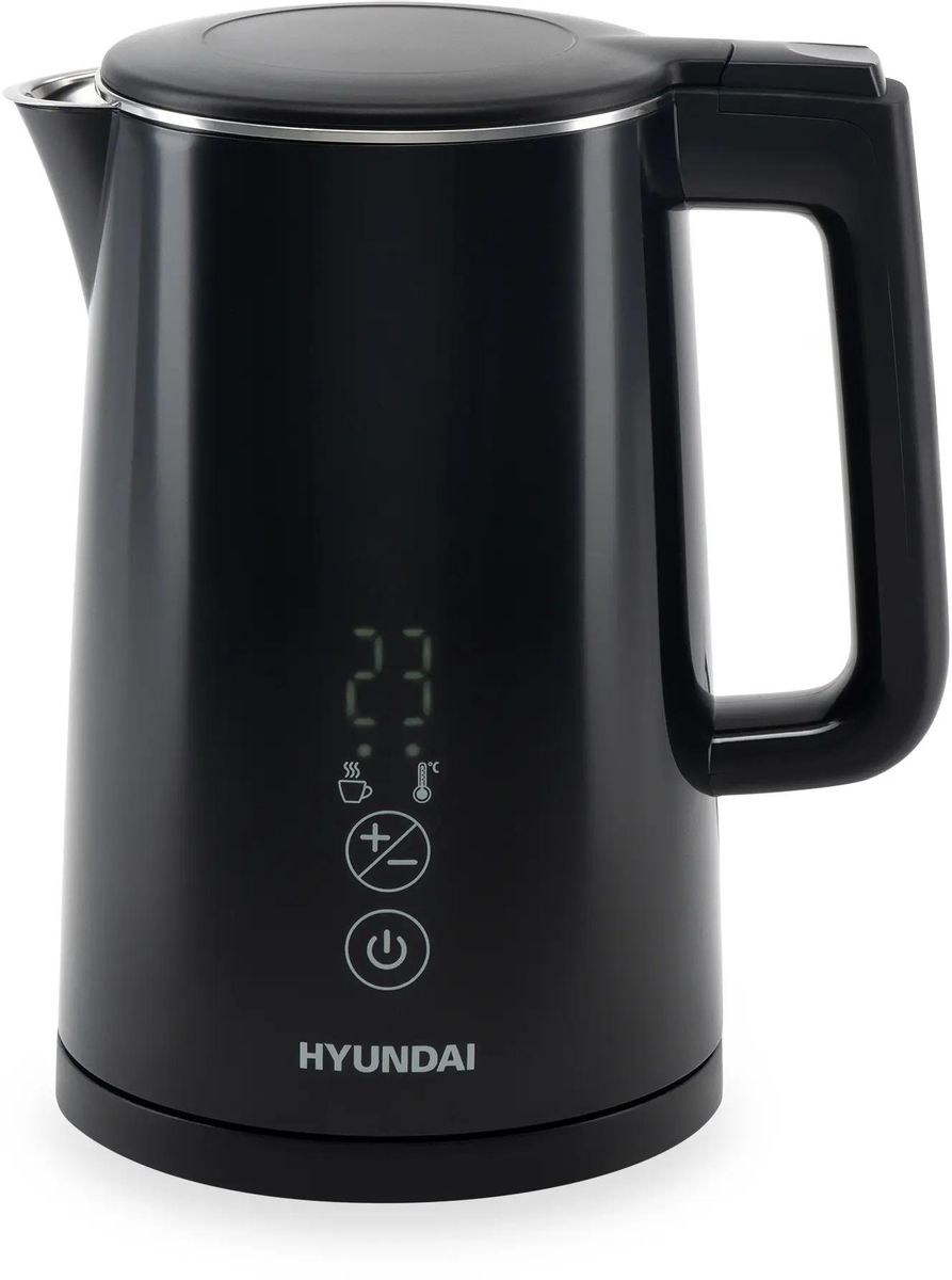 Чайник электрический Hyundai HYK-S5509, 2200Вт, черный