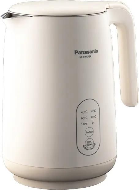 Чайник электрический Panasonic NC-CWK72A, 1500Вт, бежевый