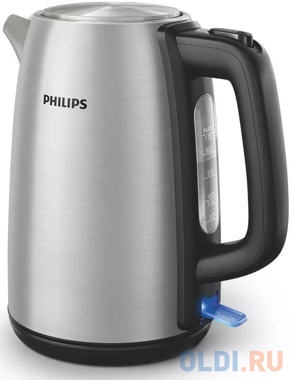 Чайник электрический Philips HD9351/90, 1850Вт, серебристый