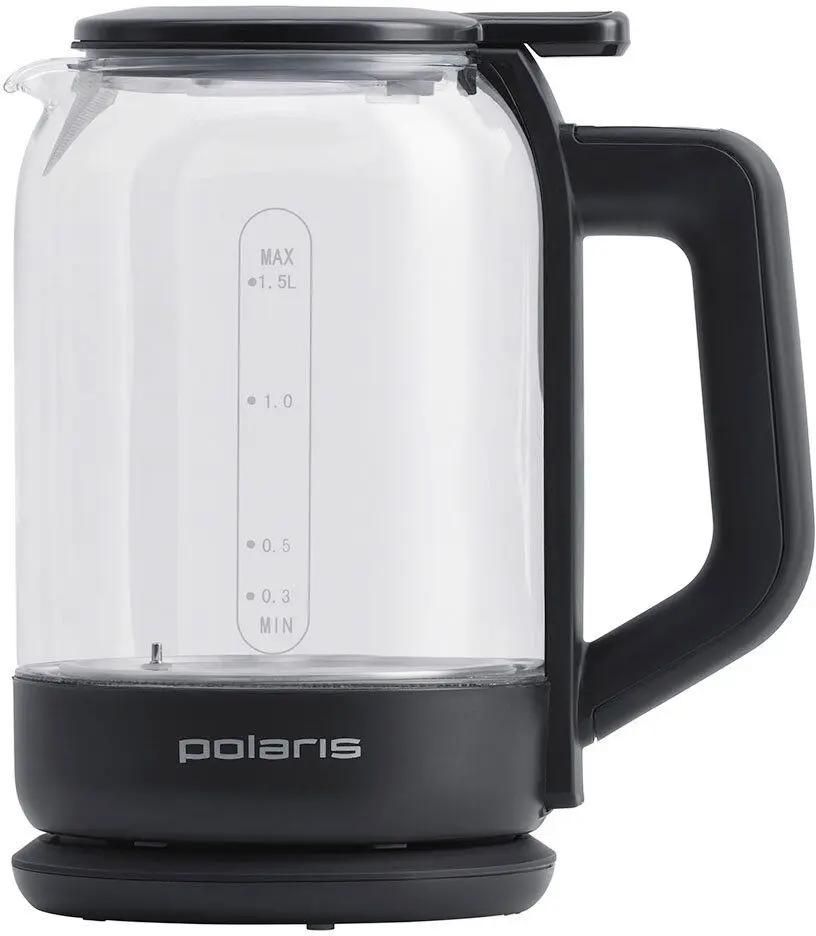 Чайник электрический Polaris PWK 1712CGLD WIFI IQ Home, 2150Вт, черный
