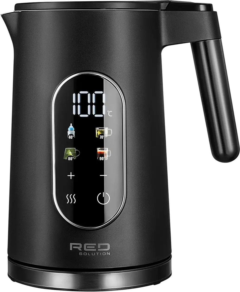 Чайник электрический RED SOLUTION AM108D, 2000Вт, черный