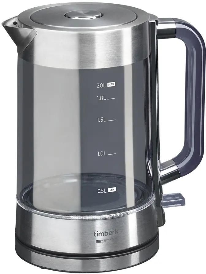 Чайник электрический Timberk T-EK27G05, 2200Вт, серебристый