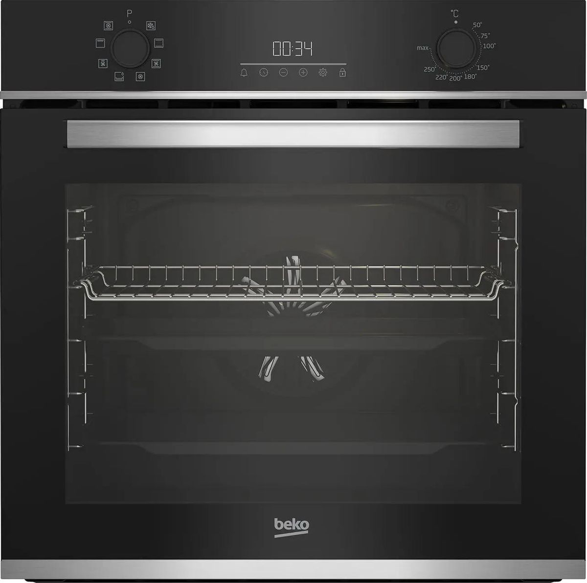Духовой шкаф Beko BBIM13300X,  черный/нержавеющая сталь