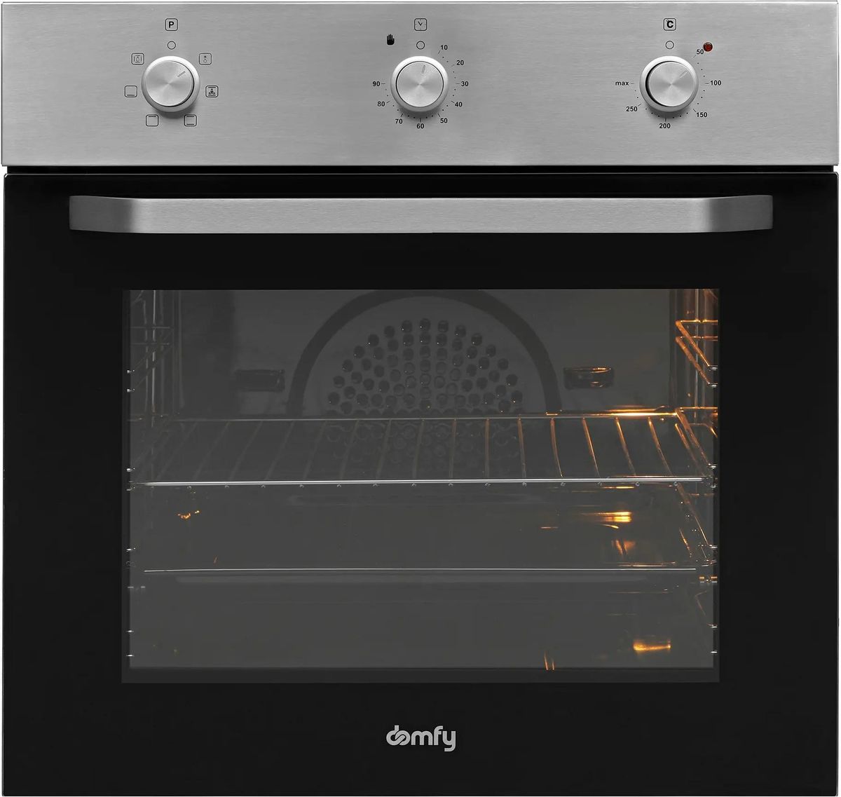 Духовой шкаф DOMFY DM6632EO IX,  нержавеющая сталь