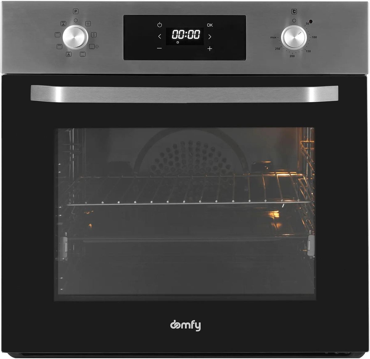 Духовой шкаф DOMFY DM6642EO IX,  нержавеющая сталь
